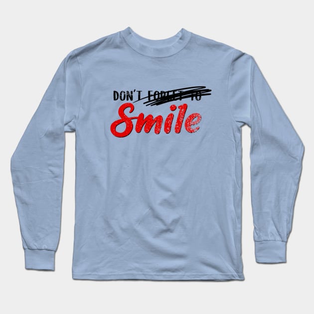 Don't forget to smile - Joker Long Sleeve T-Shirt by IlanB